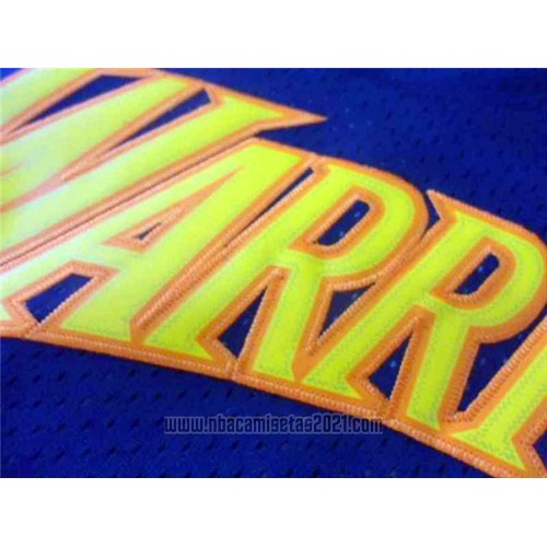 Camiseta Golden State Warriors Stephen Curry #30 Retro Azul